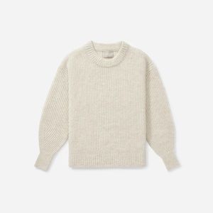 Everlane alpaca sweater almond